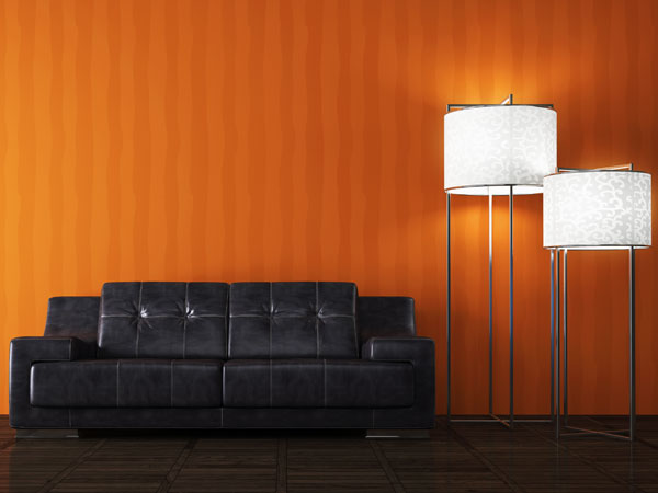 Design : wandgestaltung wohnzimmer orange ~ inspirierende bilder ...